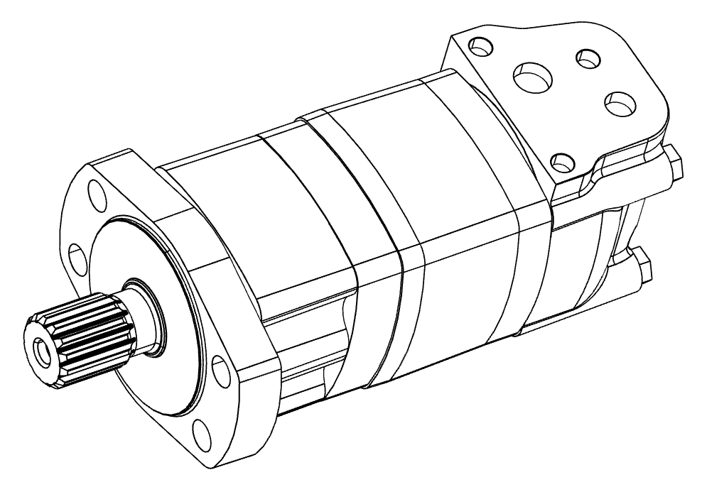 HYDRA GRAPPLE MOTOR (HG61-HG242)