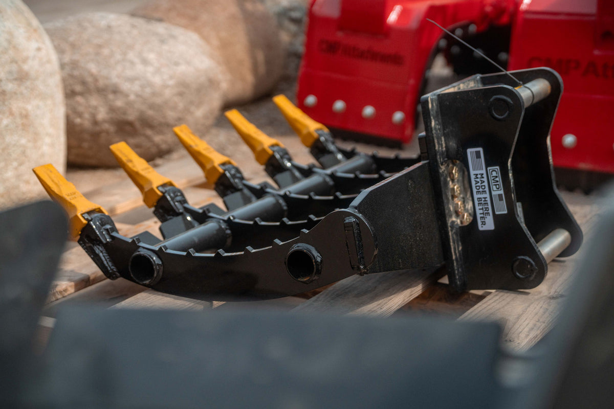 EXCAVATOR ROOT RAKE