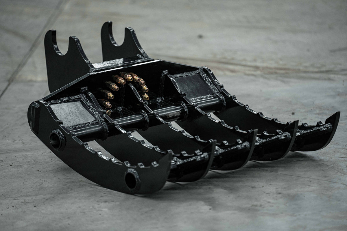 EXCAVATOR ROOT RAKE