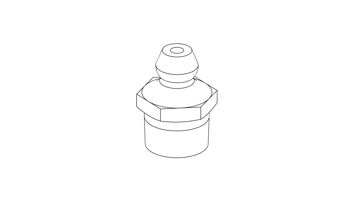 HYDRA BUCKET GREASE ZERK AND COMPONENTS