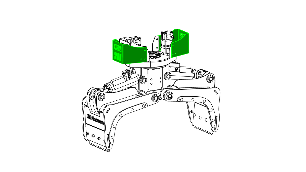 HYDRA GRAPPLE MOTOR GUARDS (HG51-HG242)